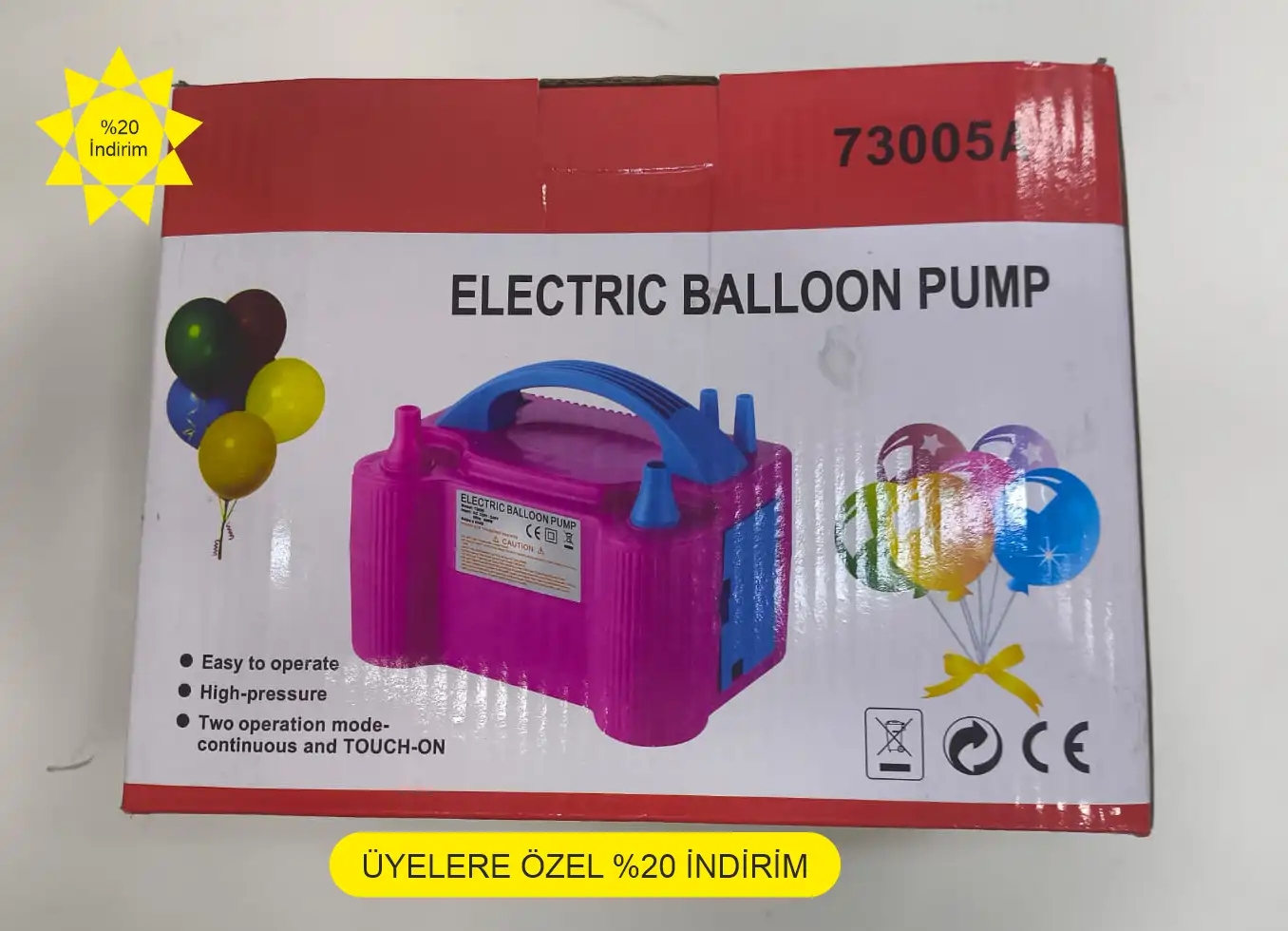 elektirikli balon pompası