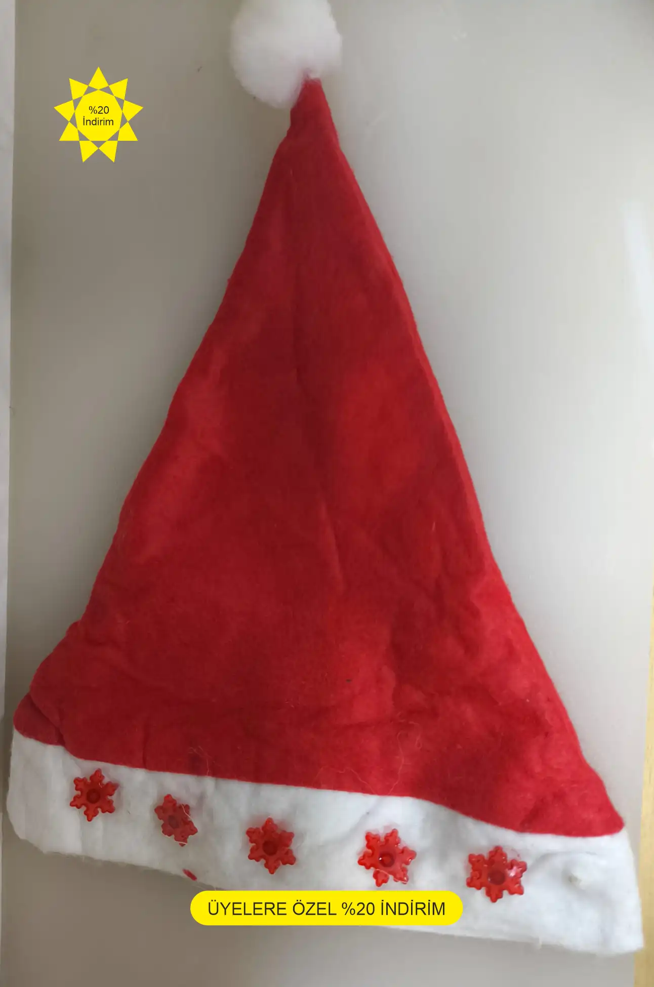 Yeni yıl şapkası kumaş
